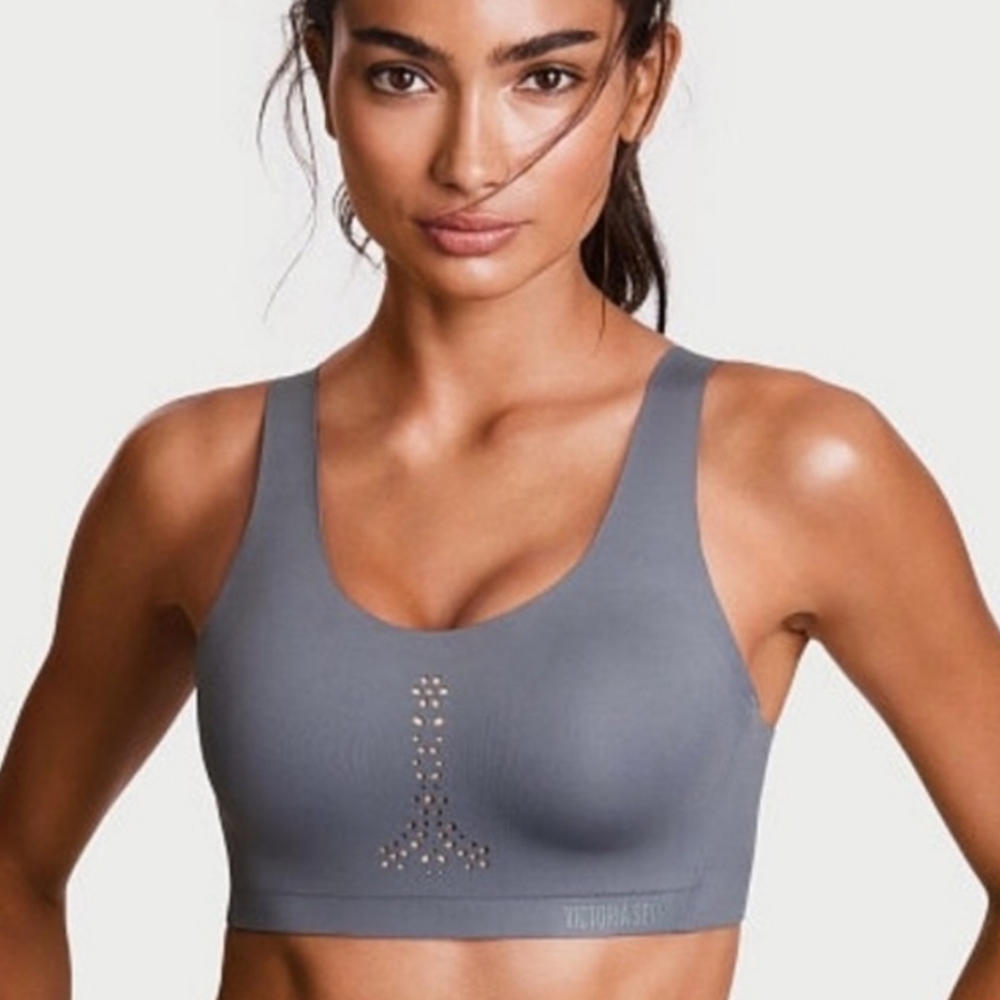 Victoria's Secret Sport Angel Max Gray Sports Bra